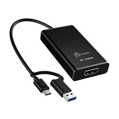 4K HDMI Video Capture Card for DSLR, Game Streaming, Live Broadcasting, 1080p120