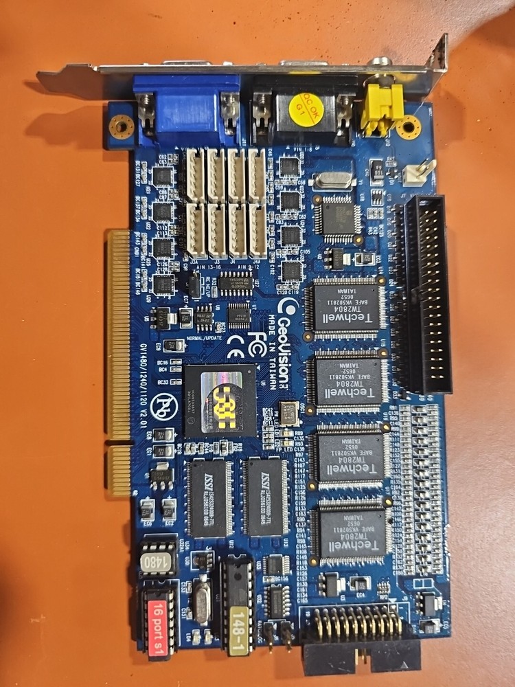 GEOVISION GV1480/1240/1120 V2.01 PCI VIDEO CAPTURE CARD **NO CABLES OR SOFTWARE*