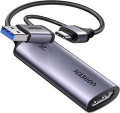 2K@30Hz HDMI Capture Card with Universal 4K Input for Streaming and Recording