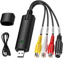 USB Audio Video Converter, VHS to Digital Converter, Video Capture Card Digit…