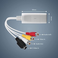 Universal USB Video Capture Card – VHS to Mac & PC Recording – User-Friendly