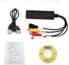 USB Audio Video Converter, VHS to Digital Converter, Video Capture Card Digit…