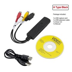 VHS to Digital Converter USB 2.0 Video Converter Audio Capture Card for VHS Box