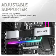 Built-in 5V ARGB Graphics Card GPU Brace Support Video Card Sag Holder G276ARGB