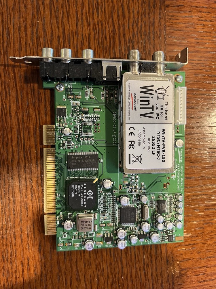 Hauppauge WinTV-PVR-150 NTSC/NTSC-J 26552 LF TV Tuner PCI Card