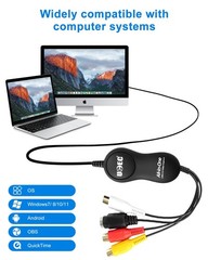UCEC VHS to Digital Converter Kit, VCR Universal, USB Capture Card
