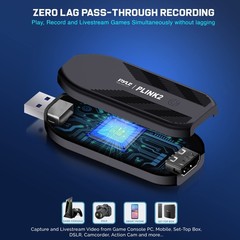 PyleUsa HDMI Capture Card – Camera Link 4K USB3.1 GEN1 HDMI-to-USB Audio-Video R