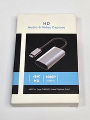 USB C HDMI Video Capture Card 4K Input 1080P Output HD Audio Video