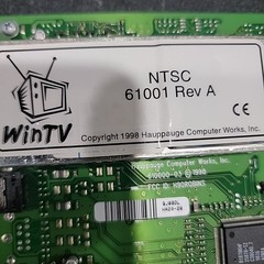 Hauppauge WinTV – Ntsc 61001 Rev A – TV Tuner Card