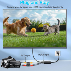VHS to Digital Converter – RCA to HDMI Video Capture Card for Legacy Devices