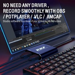 4K HDMI Capture Card, 1080P 60FPS Video Capture Card for Streaming and Record…