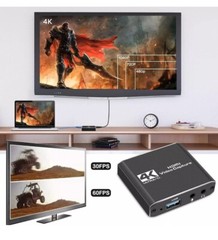 4K Audio Video Capture Card, USB 3.0 HDMI Video Capture Device Full HD Recording