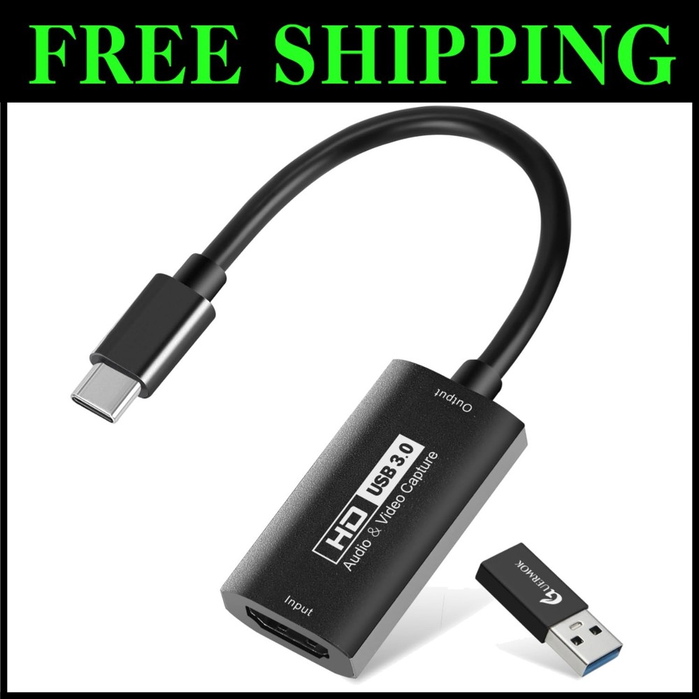 Clear Picture Quality HDMI Capture Device – 2K 30FPS