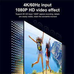 Video Capture Card HDMI to USB C with USB 3.0 Streaming Device 30FPS Capture 4K