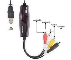 VHS TO Digital Converter, USB Video Capture Card, Video Capture Device, RCA T…