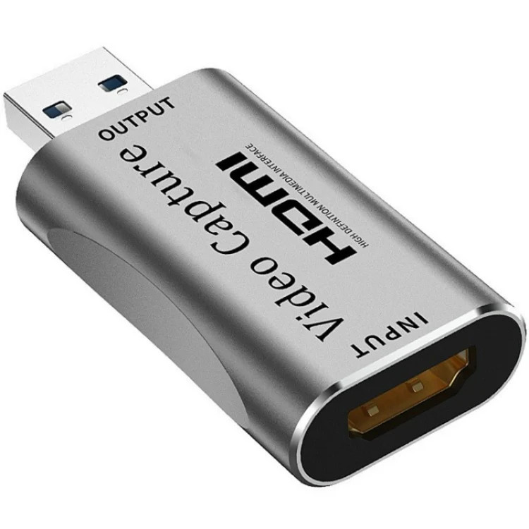 C30 For Game Live Streaming Aluminum Alloy USB Male to HDMI Female HD Video Capt