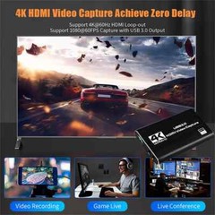 4k Hd Video Capture Card HdTV Camera Recording Box – Compatible with Usb 3.0pc