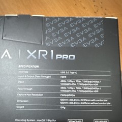 EVGA XR1 Pro External Digital Video Capture Device HDMI USB 3.0 Type-C
