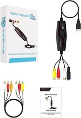 Lightweight USB Video Capture Card – Digitize VHS & Camcorder Memories Easily