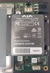 Corvid HEVC is a 8-lane PCIe 2.0 video encoder card; at 4K 1080P