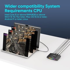 4K Passthrough Capture Card 1080P 120fps Streaming
