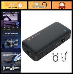 4K HDMI Capture Card – USB 3.0 Video Capture for Live Streaming & Gaming, 1080P