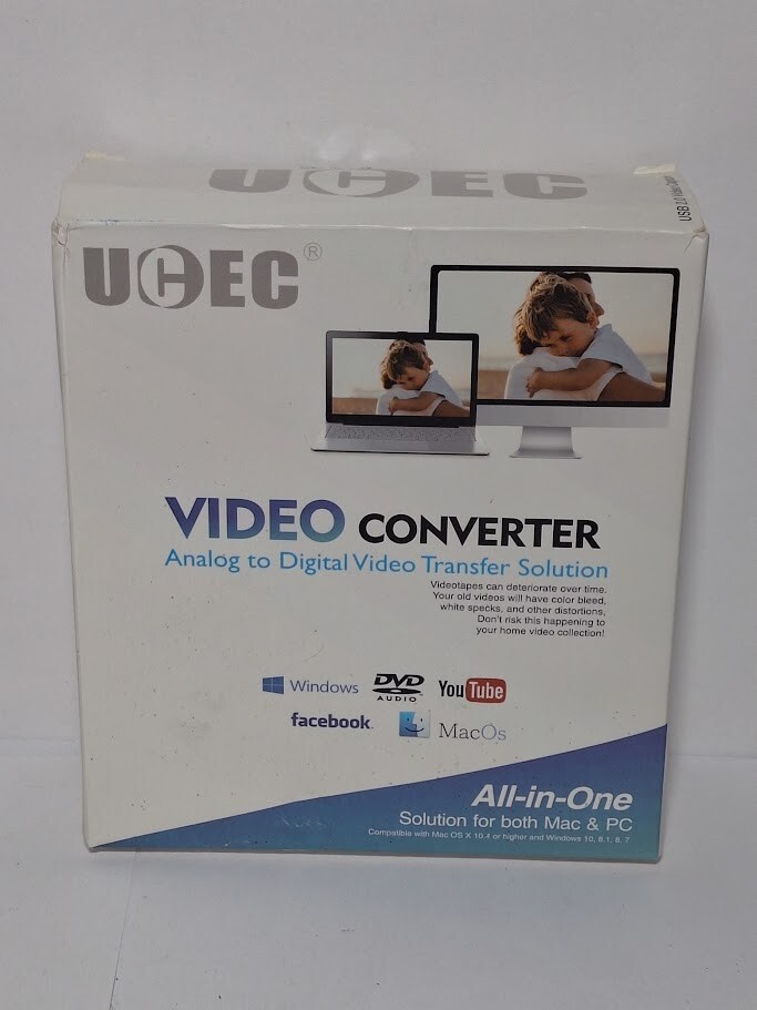 UCEC All-in-One Video Converter Analog to Digital Video Transfer Solution