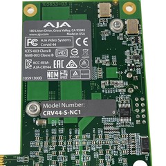 AJA CRV44-S-NC1 PCIe x8 4x SDI Video Capture Card Low Profile Broadcast