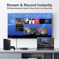 Universal Compatibility USB Capture Card – Real-time Preview