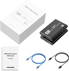 4K HDMI Capture Card for Streaming, Full HD 1080P 60FPS USB 3.0 Cam Link Game…
