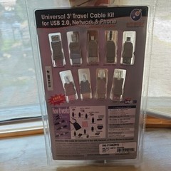 Emerge Universal 3’ Cable Kit For Usb 2.0, Network & Phone Computer NEW!