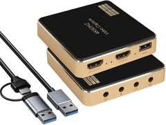 4K60Hz USB3.0 Video Card Metal Housing Live Stream Device For Gaming Consoles