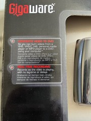Gigaware 25-1141 VHS-TO-DVD Video Converter NEW, Open Box