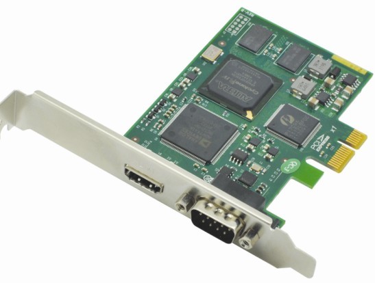 PCI-E video capture card with HDMI/DVI/Component/CVBS+Audio LR/S-Video input