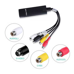 USB Video Capture Card Easy Cap VHS VCR Mini DV Hi8 DVD to Digital Converter Rca