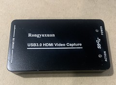 Rongyuxuan HDMI to USB3.0/2.0 Dongle 1080P 60FPS Drive-Free HDMI Video Capture