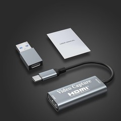 User-Friendly USB-C Video Capture Card for Seamless Live Streaming and Recording