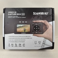 SoundBeast Video Audio Capture Box 2.0 Convert Record VCR VHS AV RCA To Digital