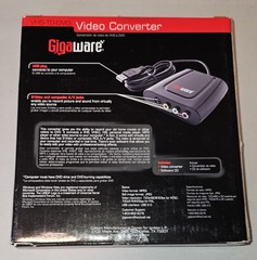 Gigaware VHS-TO-DVD Video Converter 25-1141 – RCA and USB ( New / Never Opened )