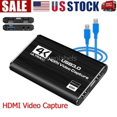 4K Audio Video Capture Card HDMI Video Capture Device Full HD Recording USB 3.0