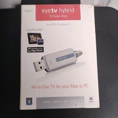 New Elgato EyeTV Hybrid TV Stick for Mac or PC HDTV & Analog TV W/ Remote