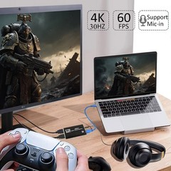 4K USB3.0 HDMI Video Capture Card Box Live Stream Game Record Tiktok PC/Phone US