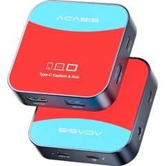 Acasis HDMI Video Capture Card 4K 30Hz Input & Loopout 1080P 60FPS for Streaming
