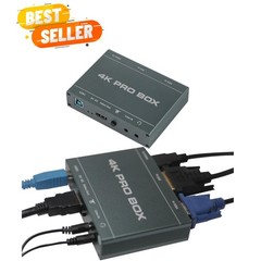 4K HDMI Capture Card DVI/VGA to USB 3.0 Capture Card Full HD 1080P 60FPS Plug…