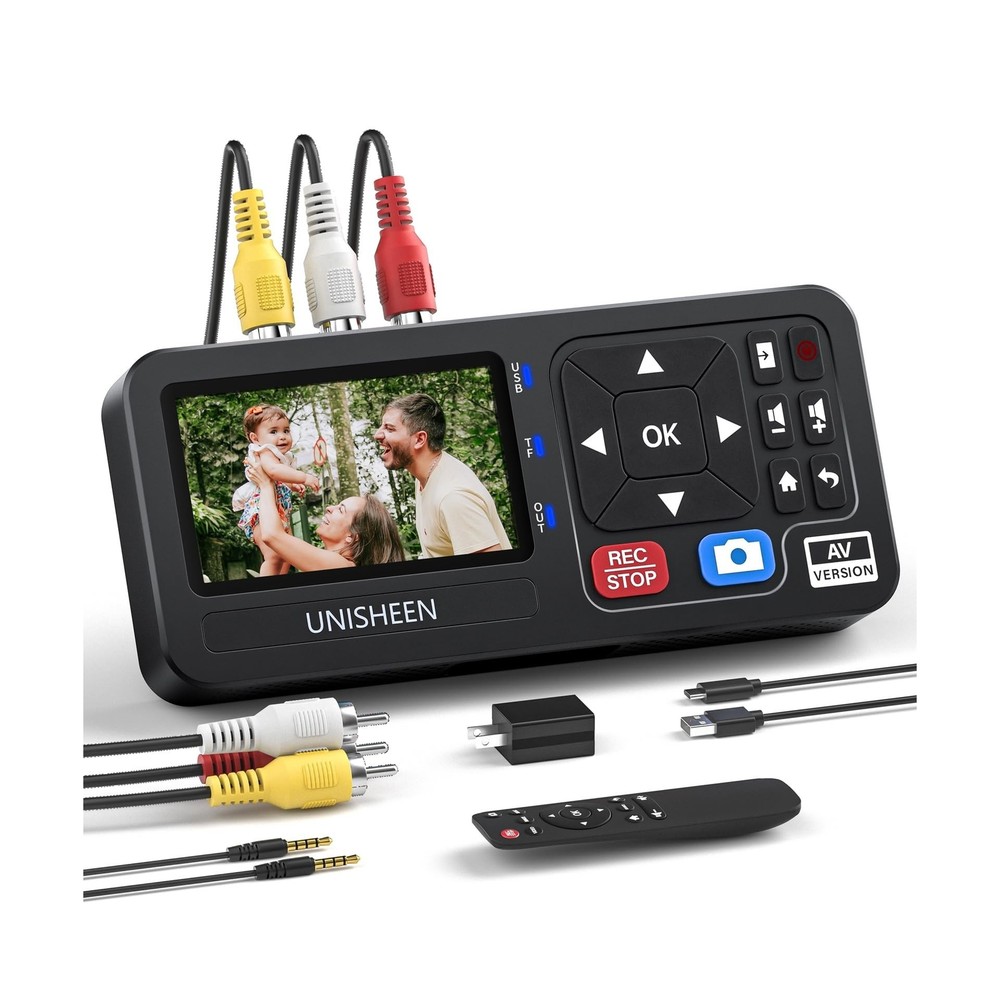 Universal VHS to Digital Converter – Capture and Convert Analog Video from VC…