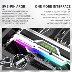 Built-in 5V ARGB Graphics Card GPU Brace Support Video Card Sag Holder G276ARGB