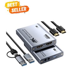 0 HDMI Capture Card, 4K Passthrough, 1080P60 2K30 Recording | Aluminum shell,…