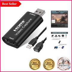 4K HDMI to USB 2.0 Video Capture Card for Streaming & Recording