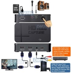 H.264 HD Digital Video Recorder With 1080P Component RCA AV USB SD Card Inputs