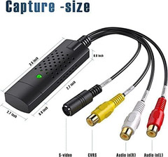 Capture Card, USB Video Capture Card Device, Audio Video Converter Grabber